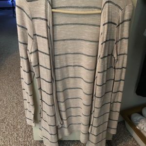Striped cardigan